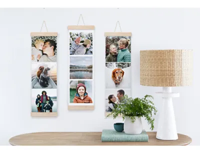 Wood poster hangers image